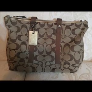 Authentic Coach overnight bag